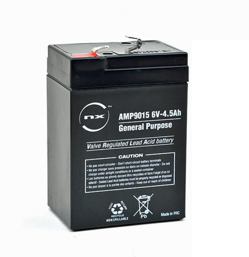 HKbil 3FM4.5 6V 4.5Ah Sealed Lead Acid Replacement NX-POWER Battery